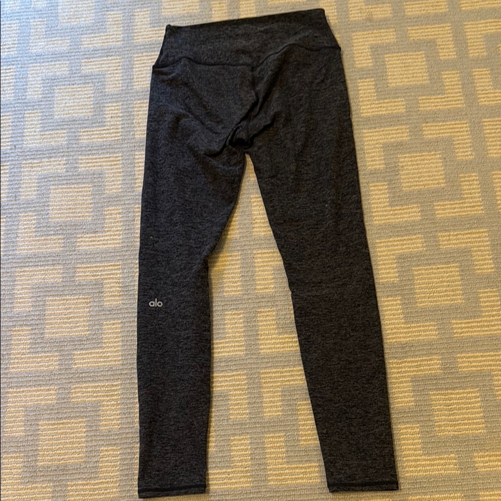 ALO Yoga women heather Black/gray Leggings